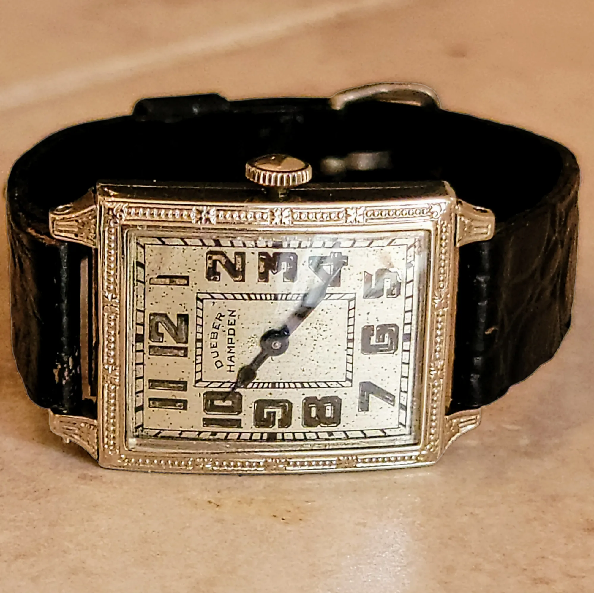 1919 DUEBER-HAMPDEN Man O' Fashion Watch 15 Jewels U.S.A.