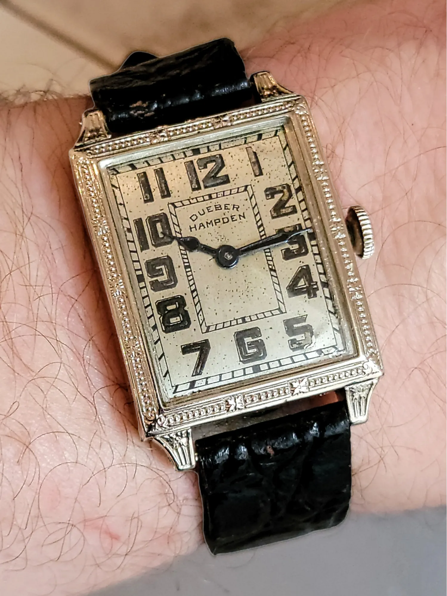 1919 DUEBER-HAMPDEN Man O' Fashion Watch 15 Jewels U.S.A.