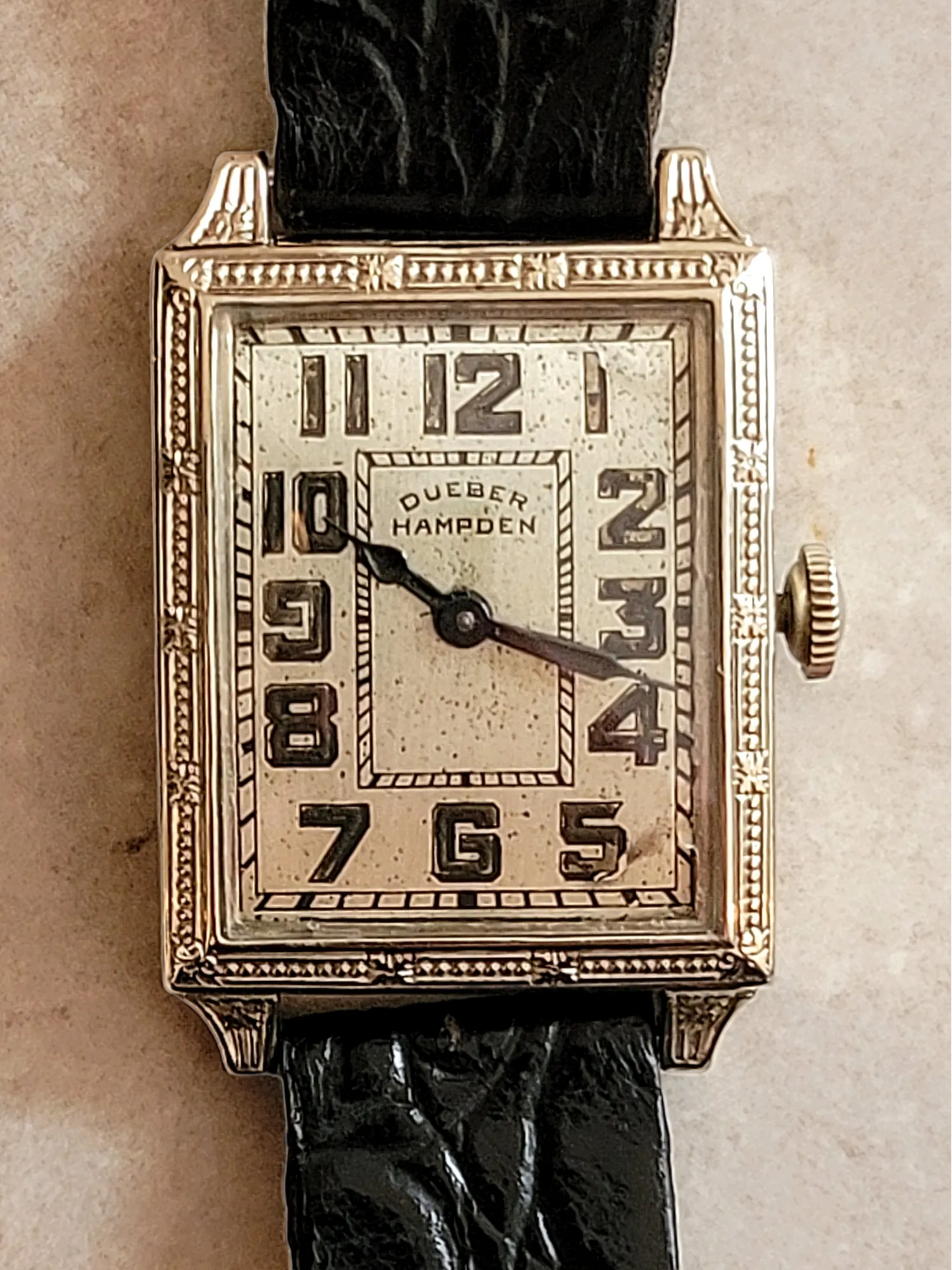 1919 DUEBER-HAMPDEN Man O' Fashion Watch 15 Jewels U.S.A.