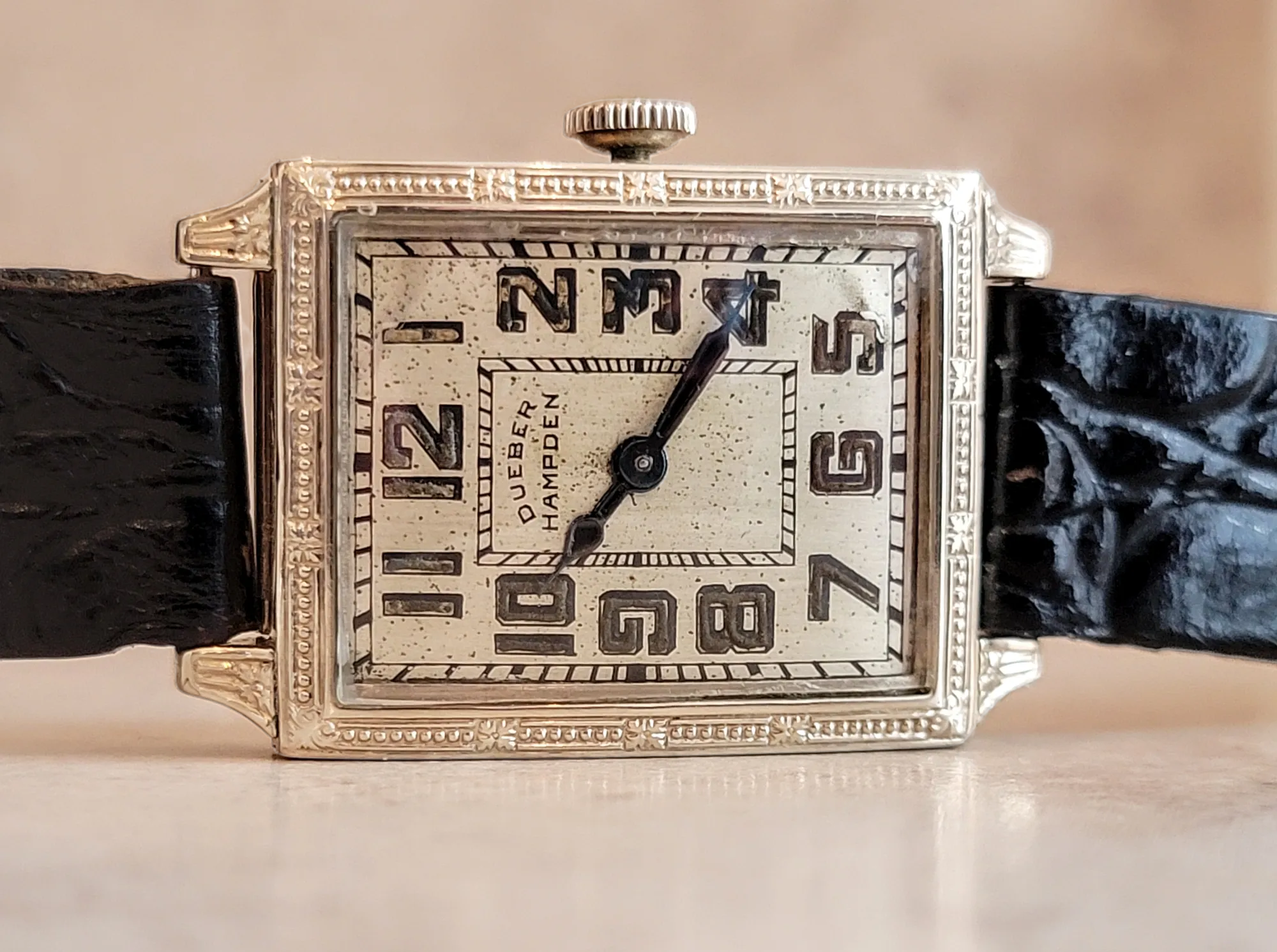 1919 DUEBER-HAMPDEN Man O' Fashion Watch 15 Jewels U.S.A.