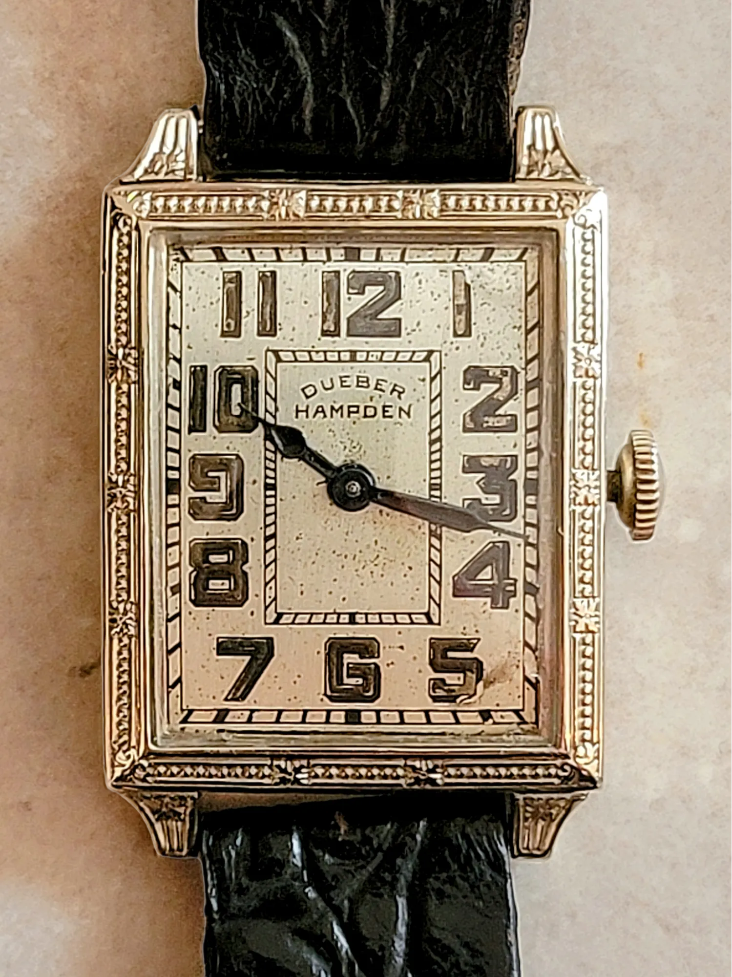 1919 DUEBER-HAMPDEN Man O' Fashion Watch 15 Jewels U.S.A.