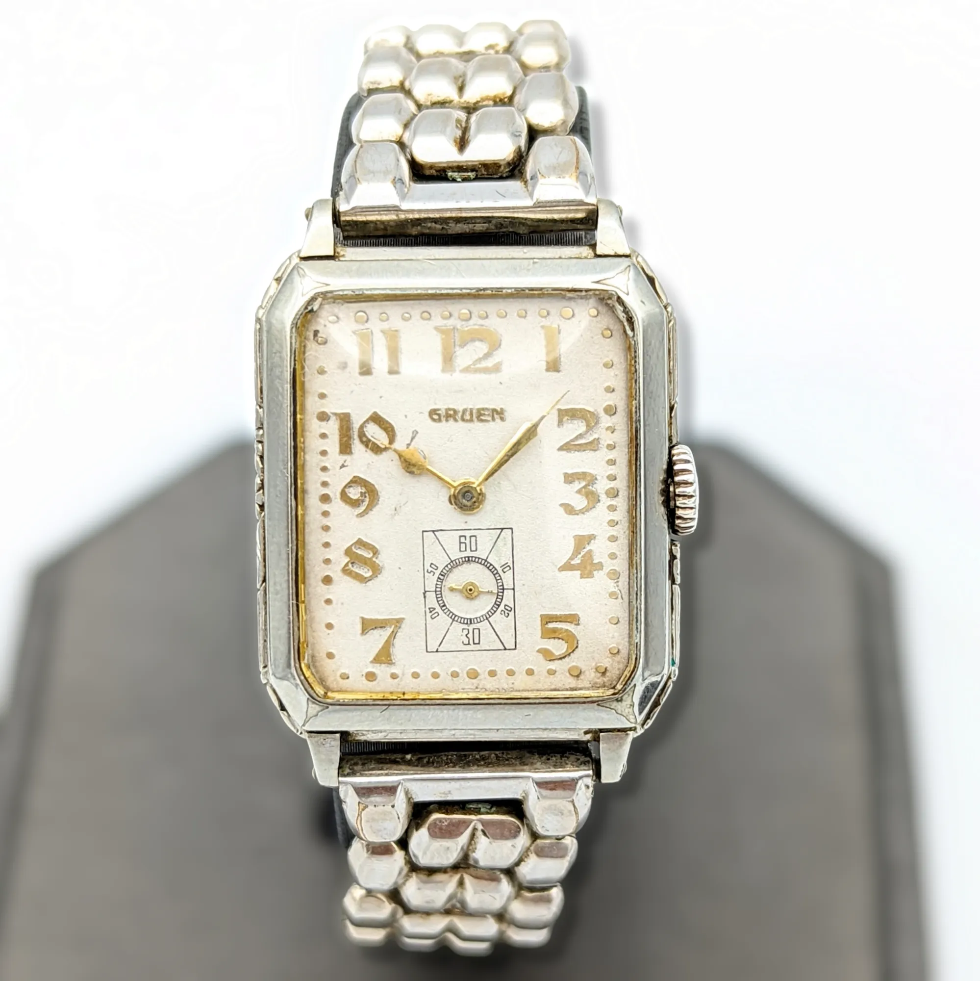 1925 GRUEN GUILD Art Deco Watch SWISS Wristwatch 15J Cal. 179
