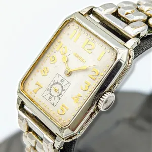 1925 GRUEN GUILD Art Deco Watch SWISS Wristwatch 15J Cal. 179