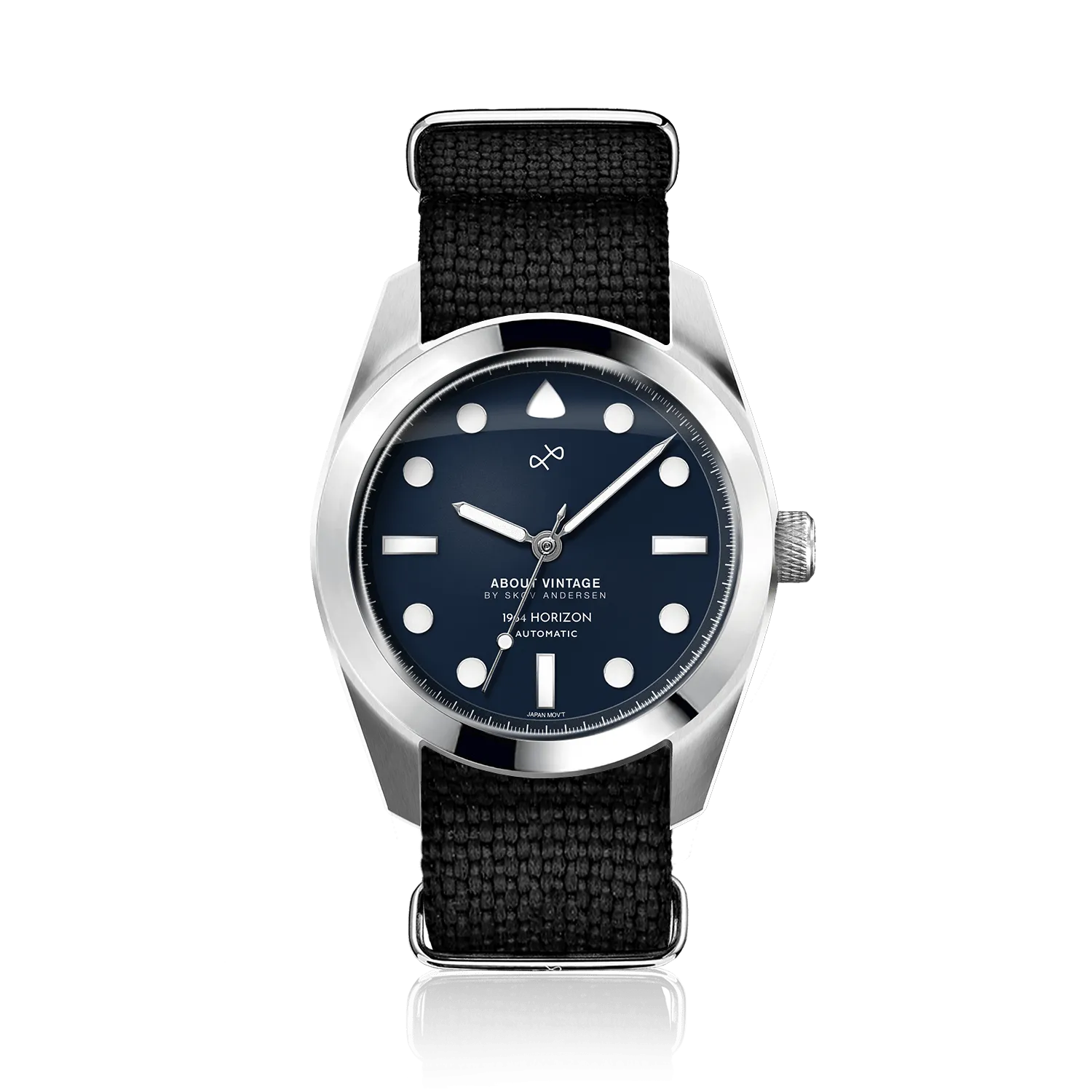 1964 Horizon Automatic, Steel / Matte Blue