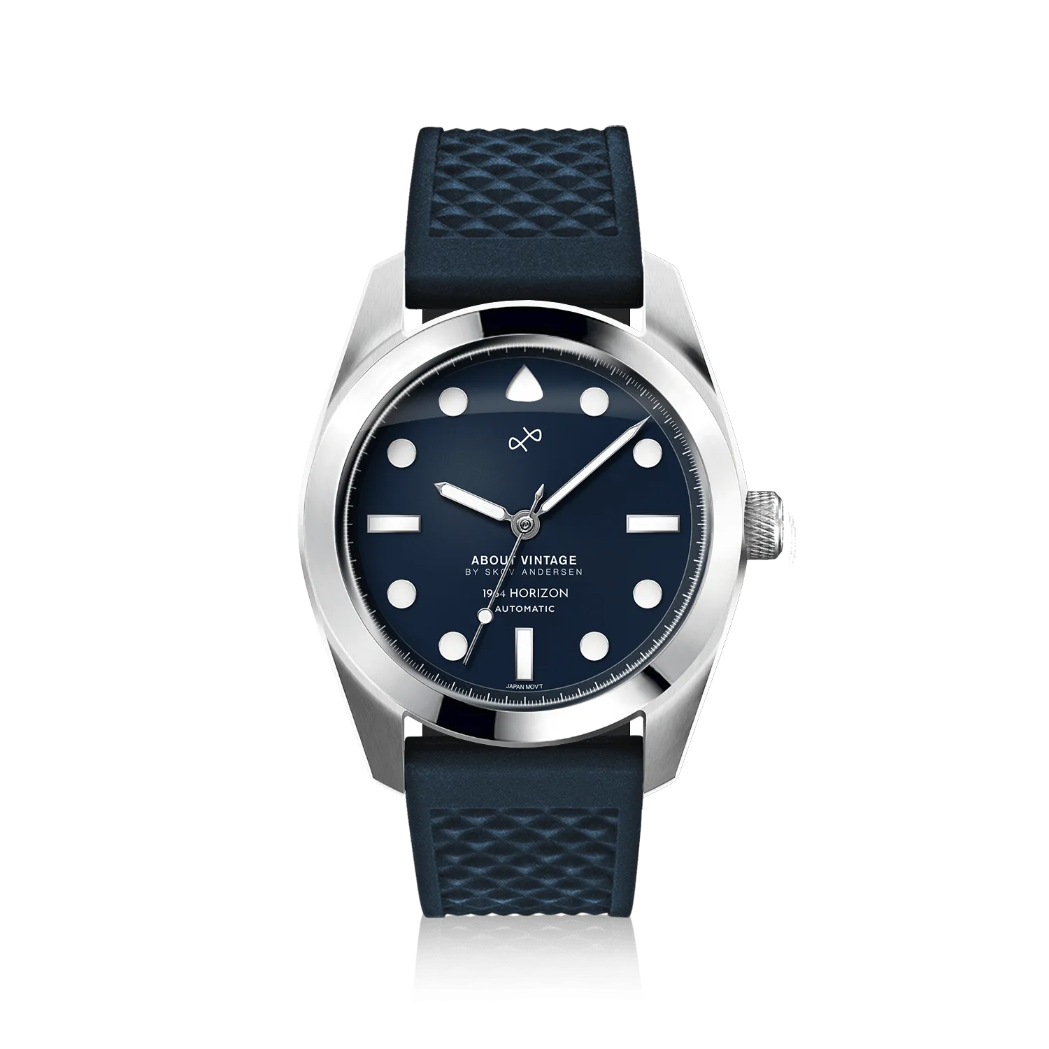 1964 Horizon Automatic, Steel / Matte Blue