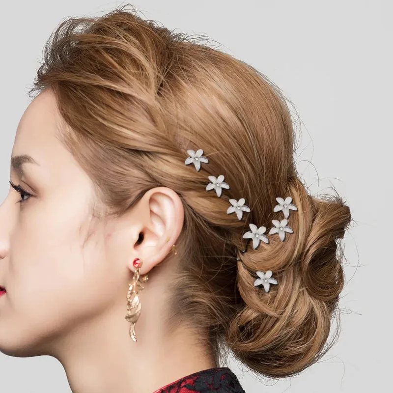 20pcs Faux Pearl and Rhinestone Decor Bridal Hair Pins