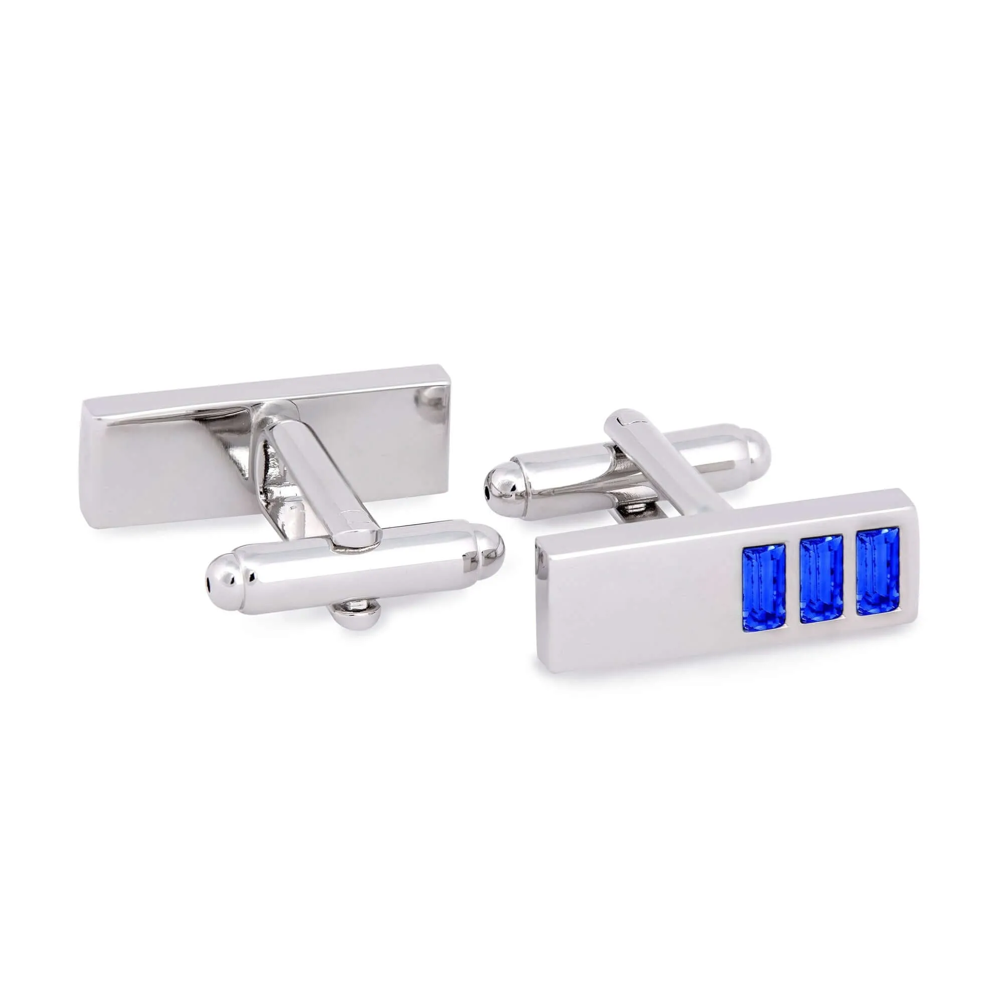 3 Cublic Crystals Cufflinks (Online Exclusive)