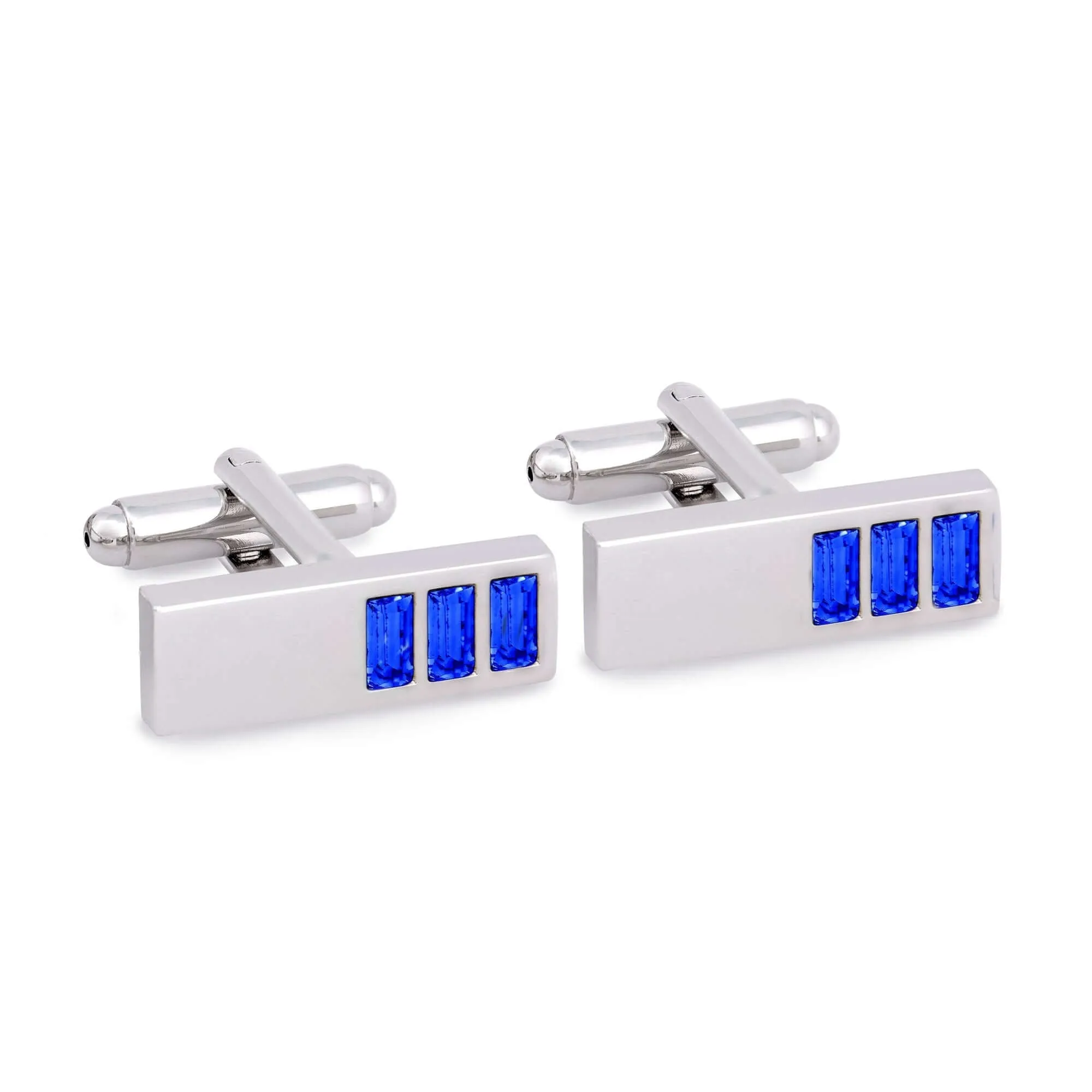 3 Cublic Crystals Cufflinks (Online Exclusive)