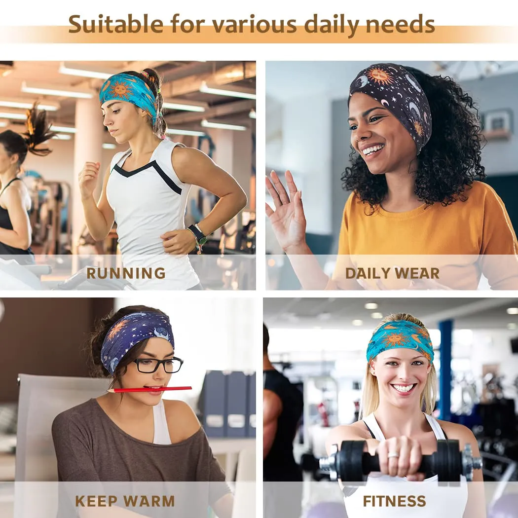 3 Pcs Wide Knotted Headbands
