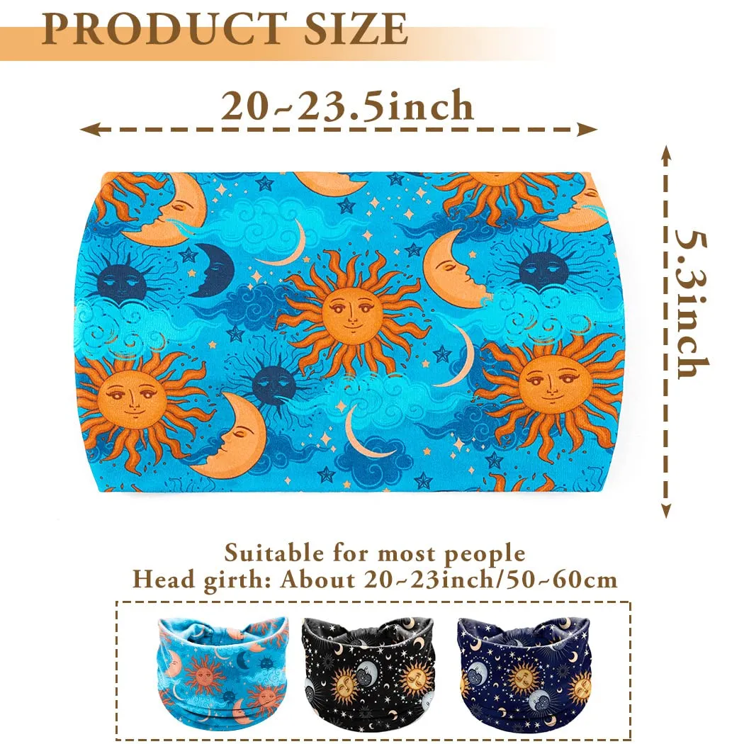 3 Pcs Wide Knotted Headbands