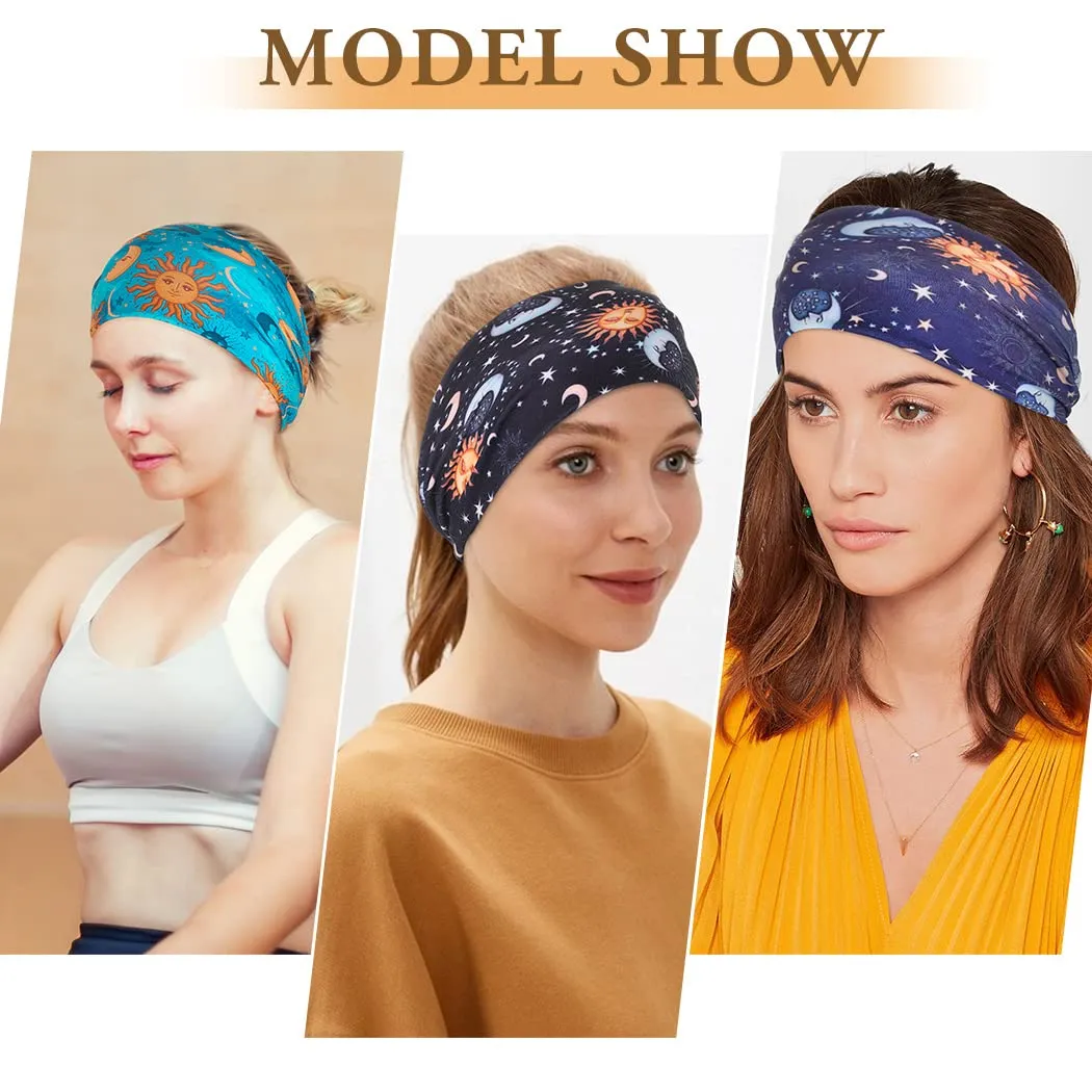 3 Pcs Wide Knotted Headbands
