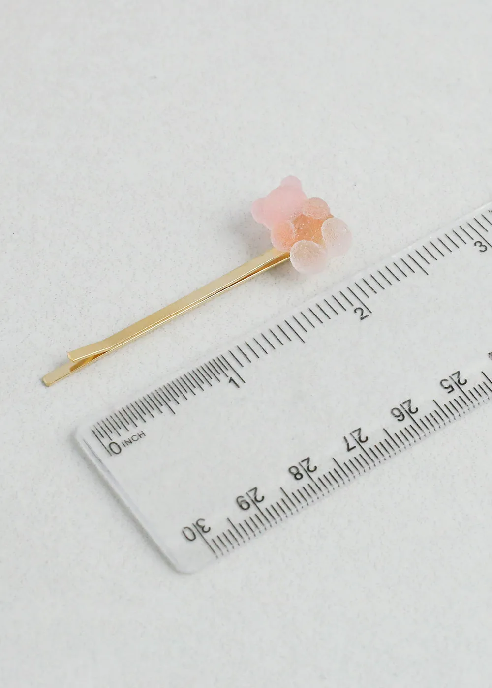 4 Piece Matte Bear Hairpins