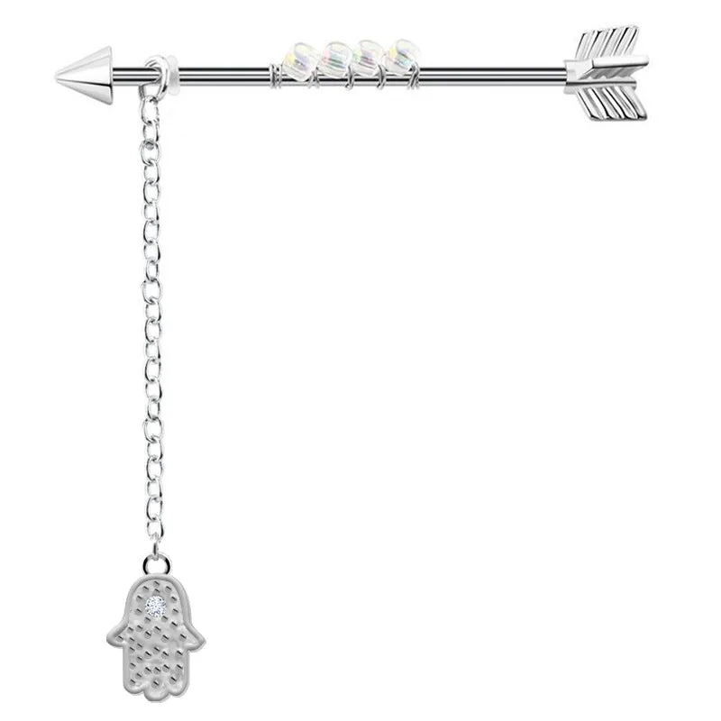 Arrow Chain Design Stainless Steel Industrial Piercing