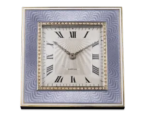 Art Deco Desk Clock by Cartier