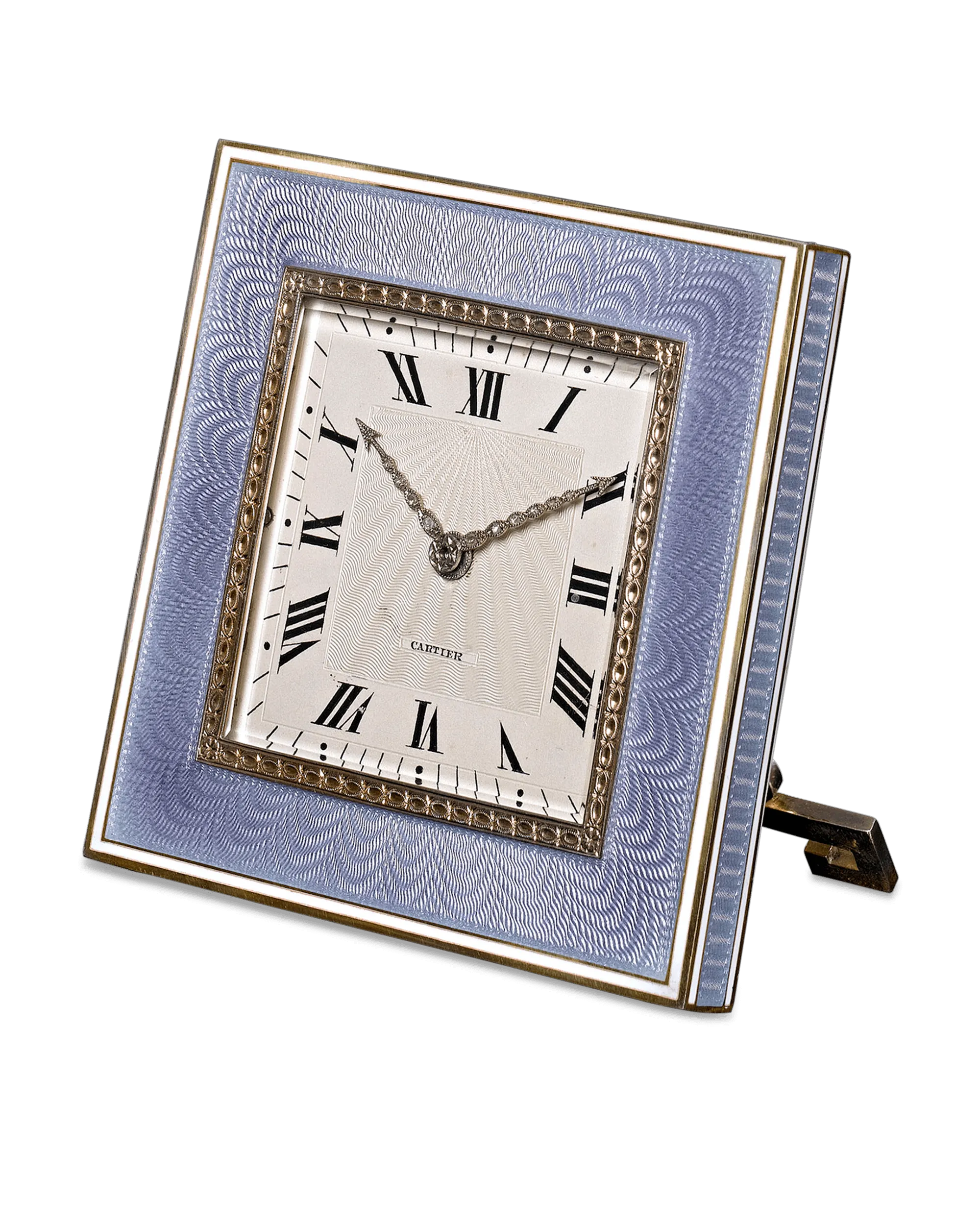 Art Deco Desk Clock by Cartier