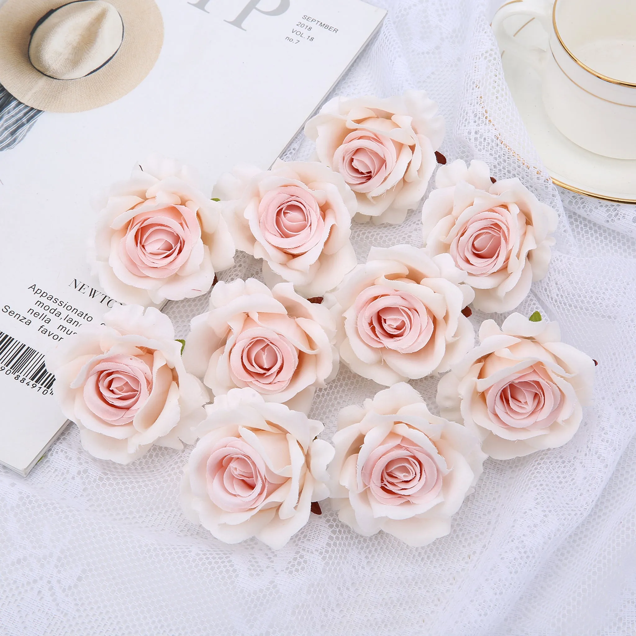 Artificial Small Roses Bulk Silk Flowers
