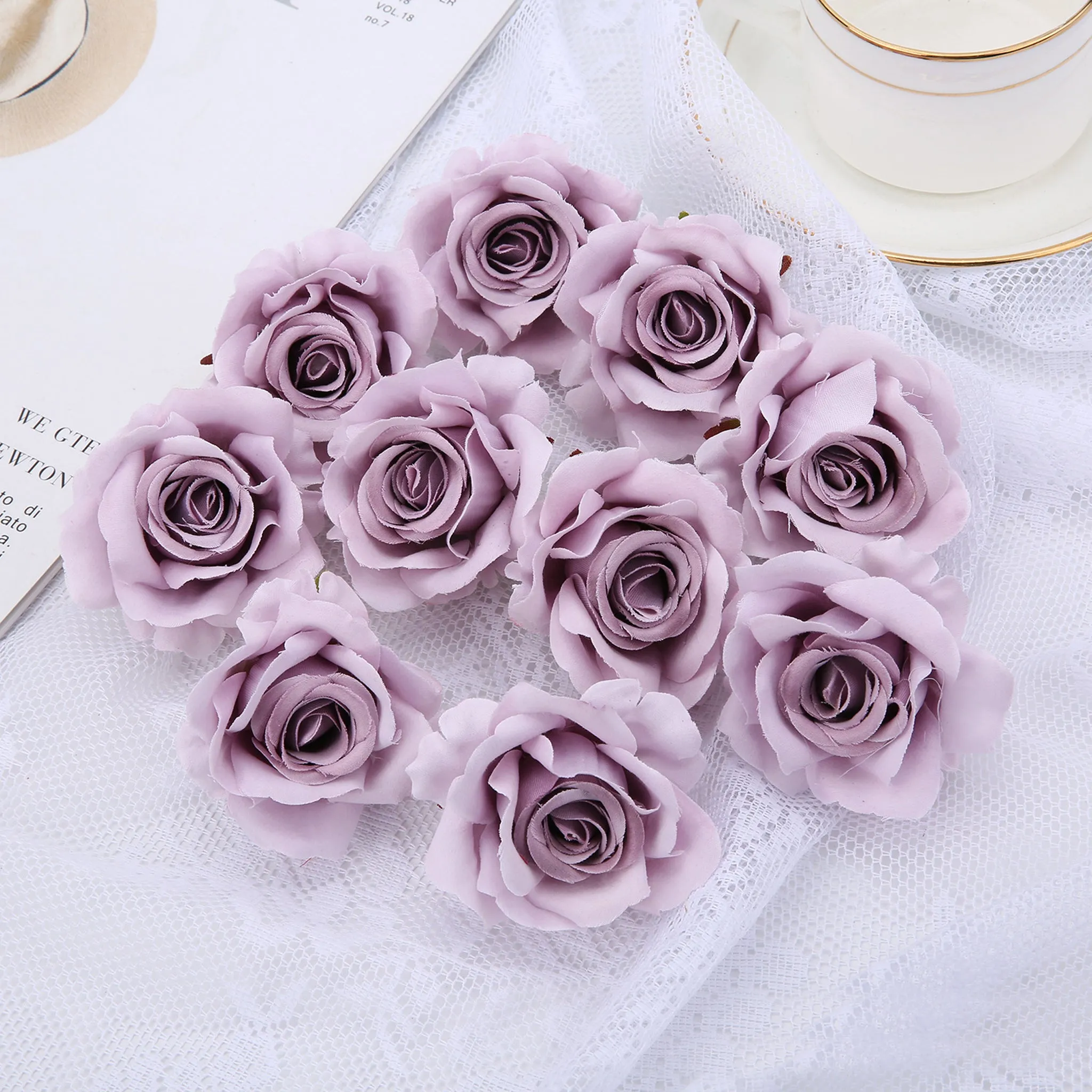 Artificial Small Roses Bulk Silk Flowers