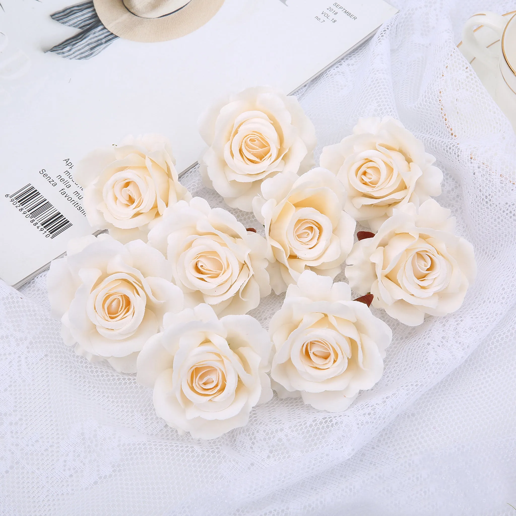 Artificial Small Roses Bulk Silk Flowers