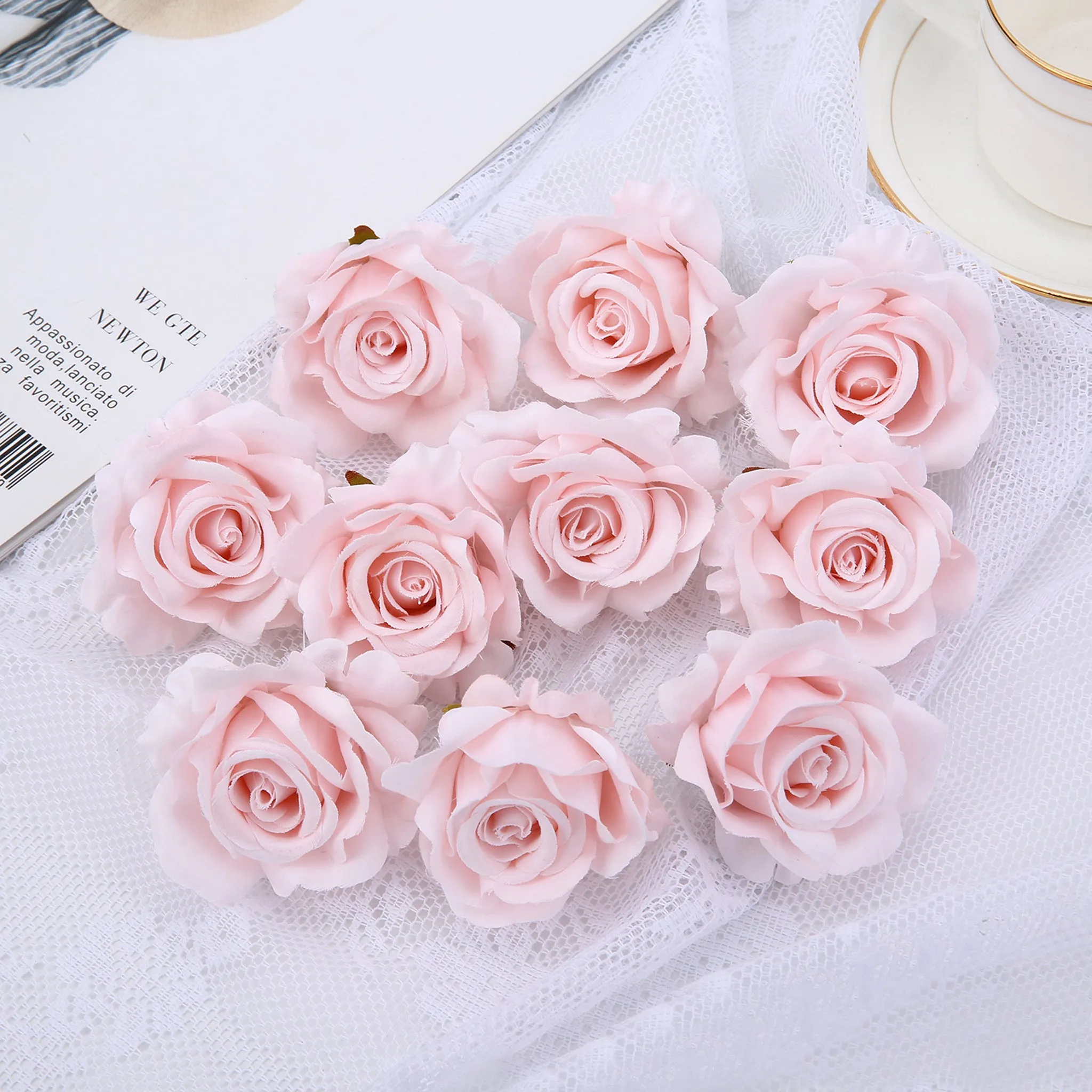 Artificial Small Roses Bulk Silk Flowers