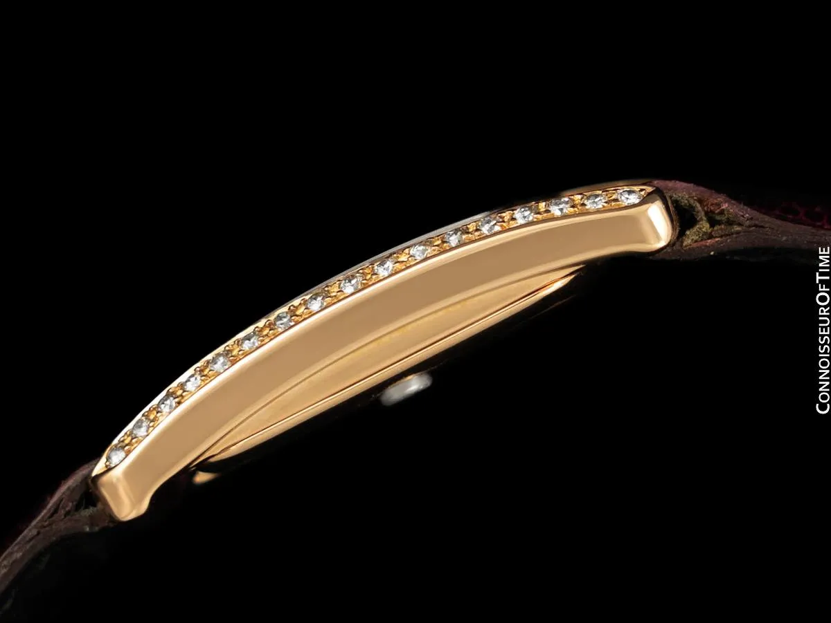 Audemars Piguet Promesse Exquisite Ladies Backset Watch - 18K Rose & Diamonds
