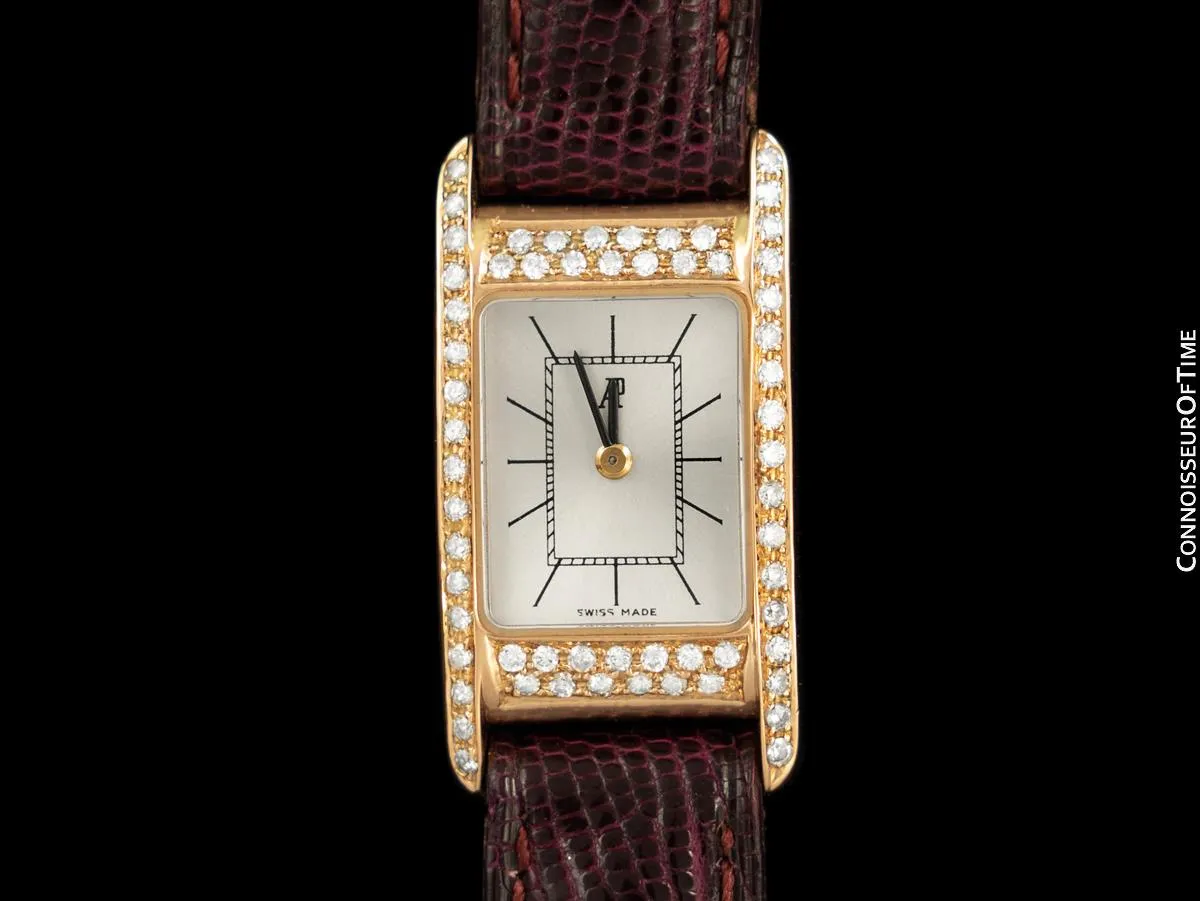 Audemars Piguet Promesse Exquisite Ladies Backset Watch - 18K Rose & Diamonds