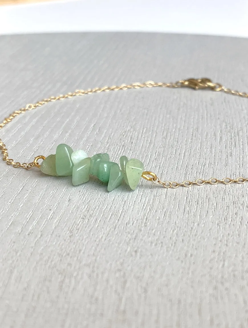 Aventurine Anklet