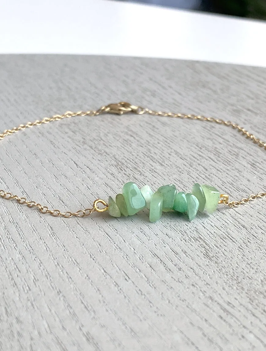 Aventurine Anklet
