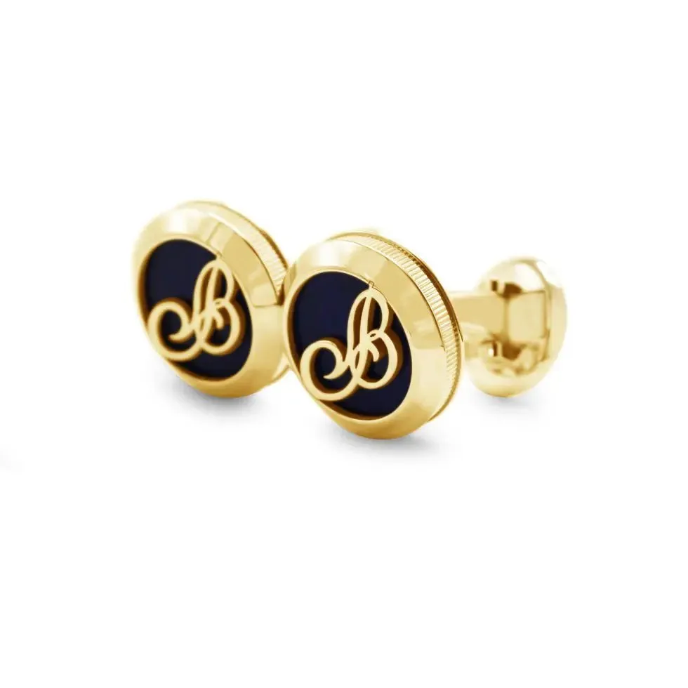 B Of Breguet Lapis Lazuli 18ct Cufflinks