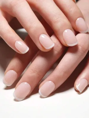 Beauty - Nails - short - French manicure