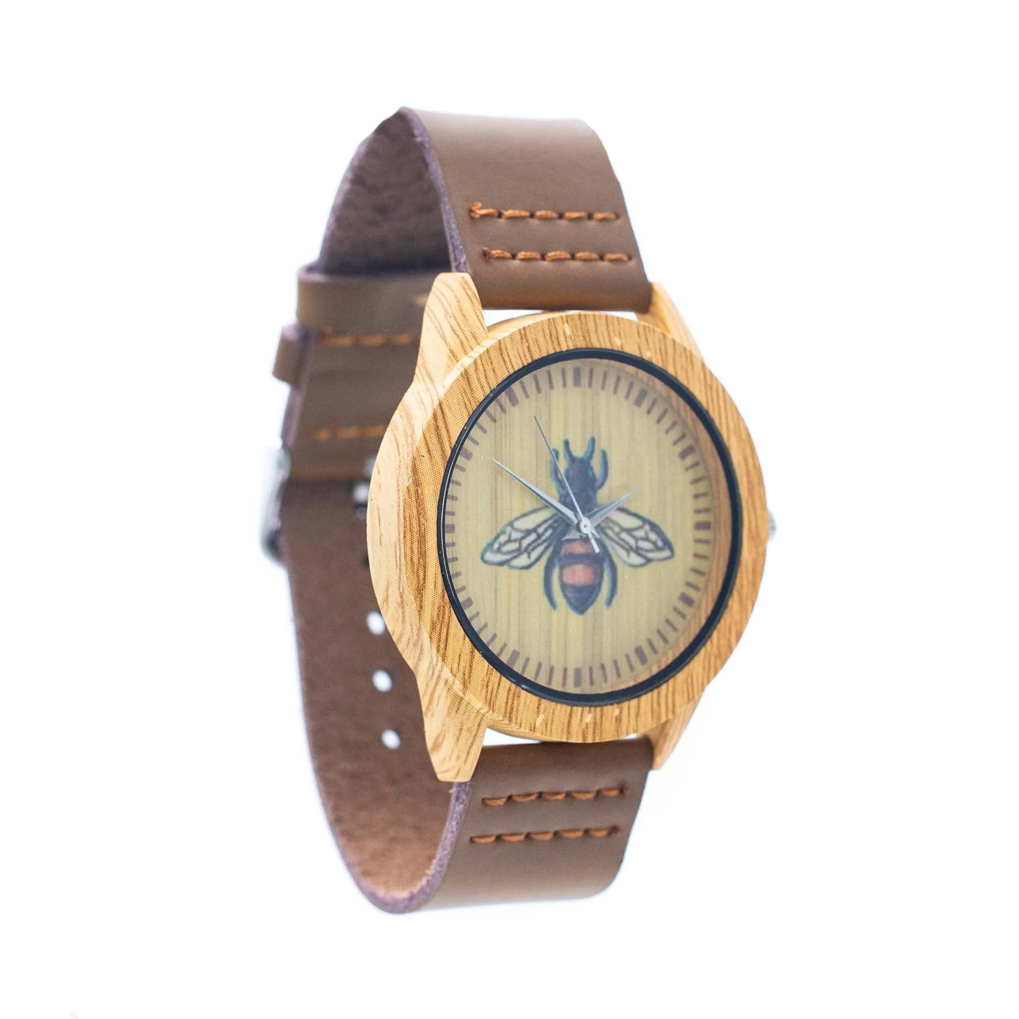 Bee Vintage ladies watch Leather Strap Quartz Watch WA-287 (without box)