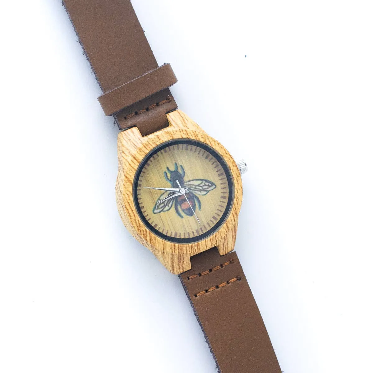 Bee Vintage ladies watch Leather Strap Quartz Watch WA-287 (without box)