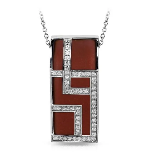 Belle Etoile Piazza Pendant Classic Fine Solid Sterling Silver