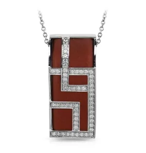 Belle Etoile Piazza Pendant Classic Fine Solid Sterling Silver