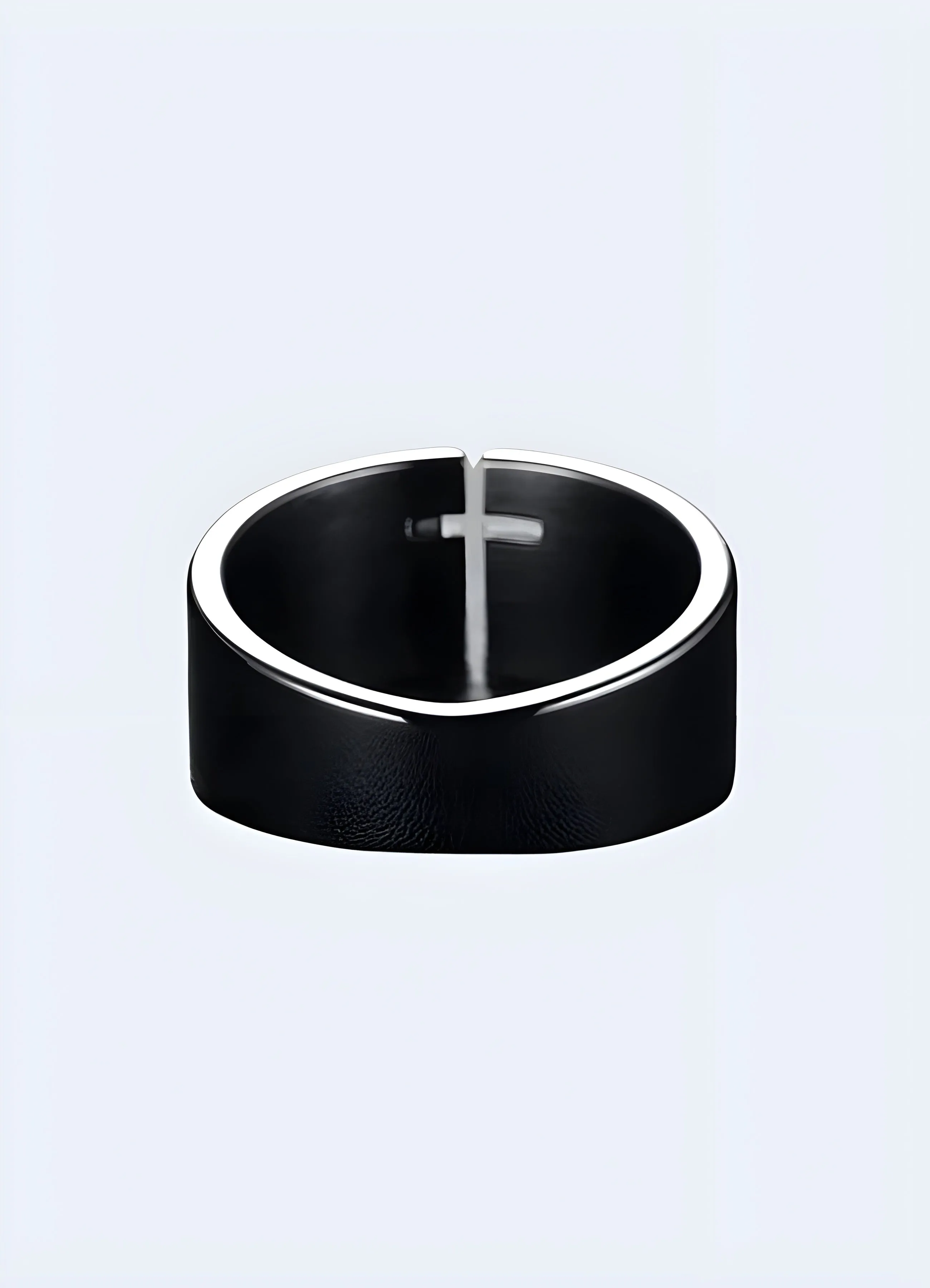 Black Cross Ring