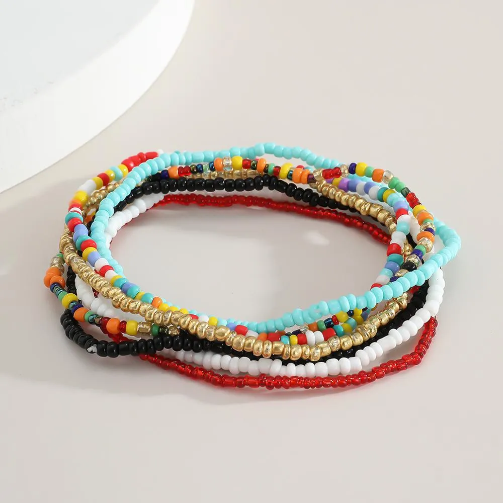 Bohemian Colorful Beads Anklets for Women