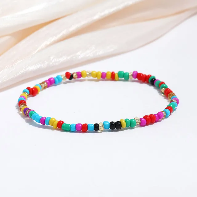 Bohemian Colorful Beads Anklets for Women