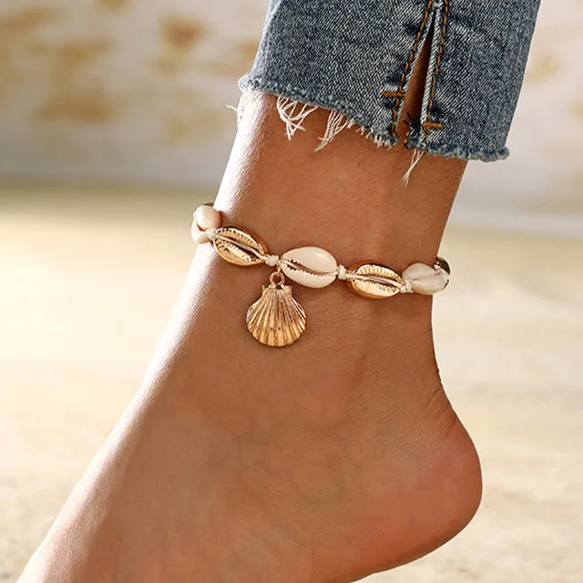 Bohemian Turkish Evil Eye Anklets for Women