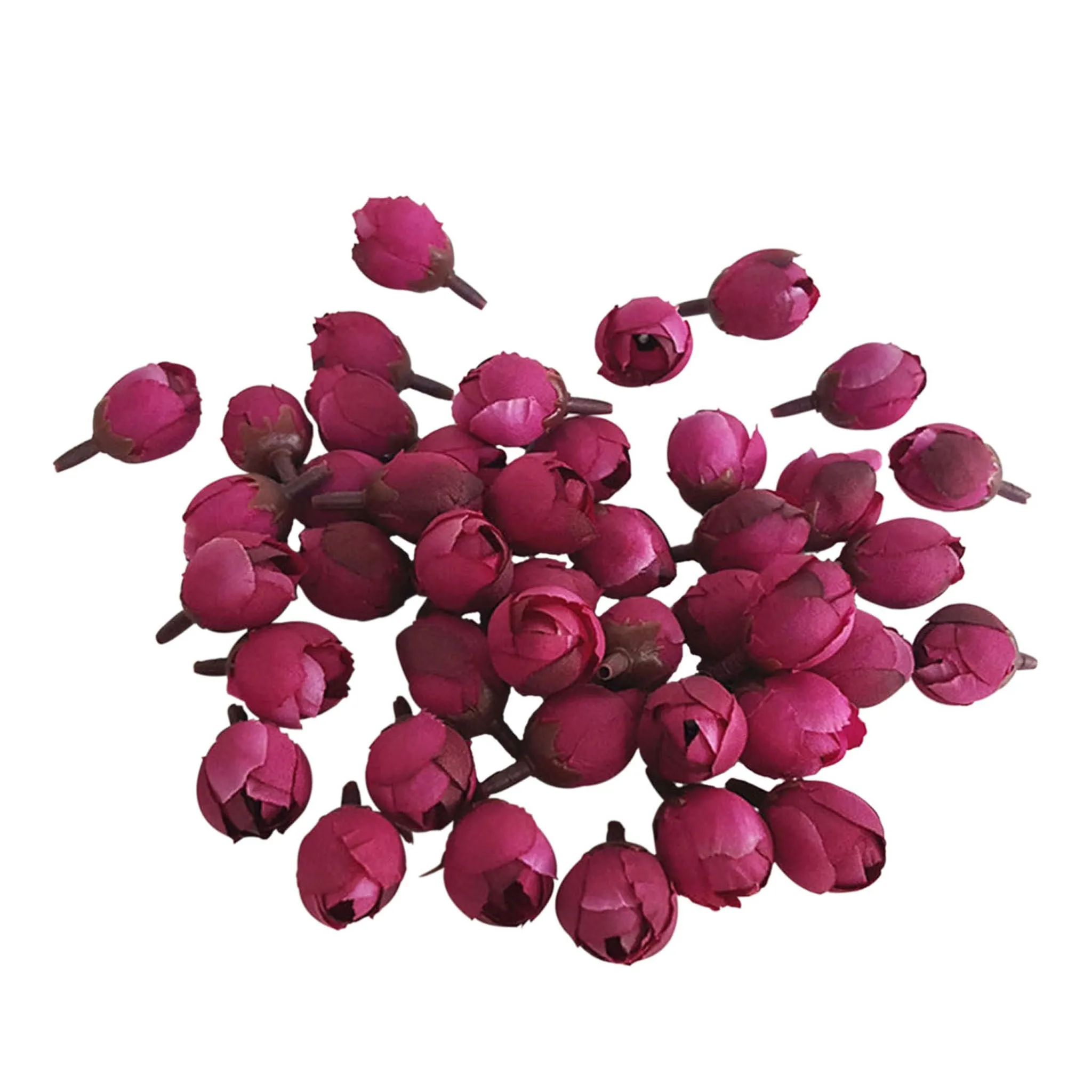 Bulk Mini Rose Buds Silk Flowers
