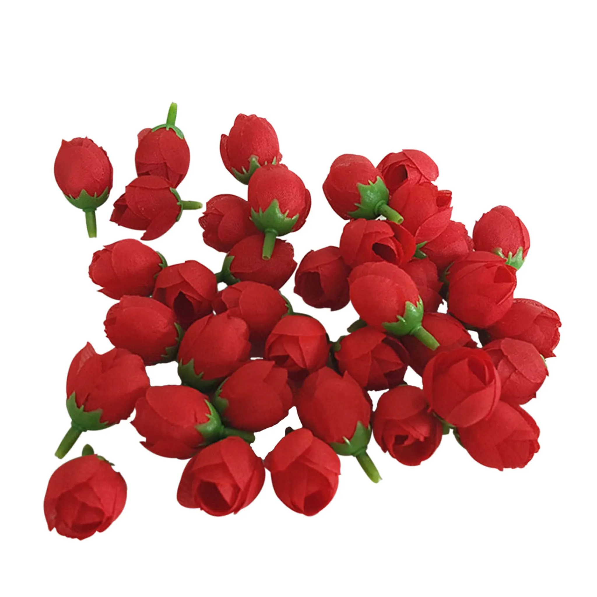 Bulk Mini Rose Buds Silk Flowers