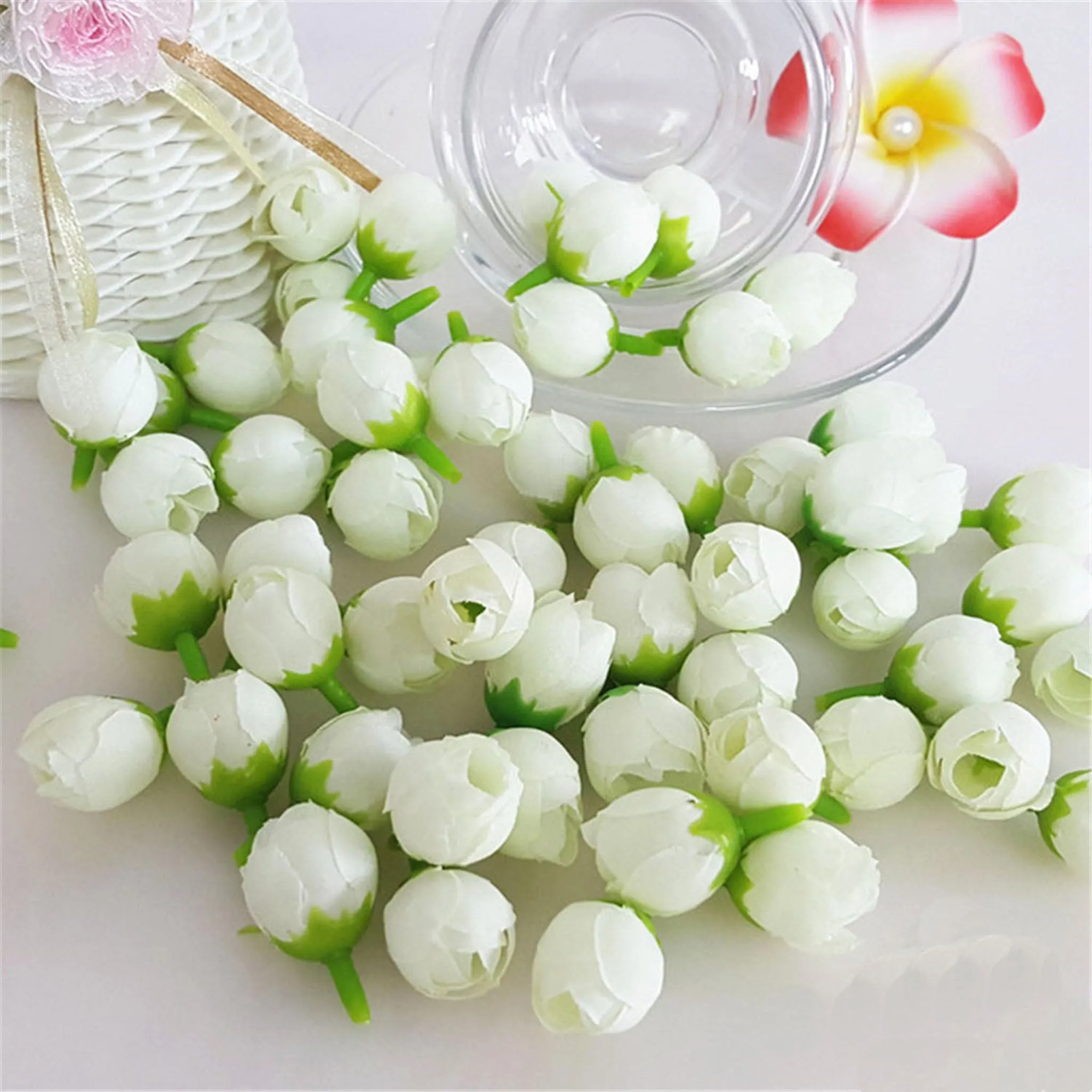 Bulk Mini Rose Buds Silk Flowers