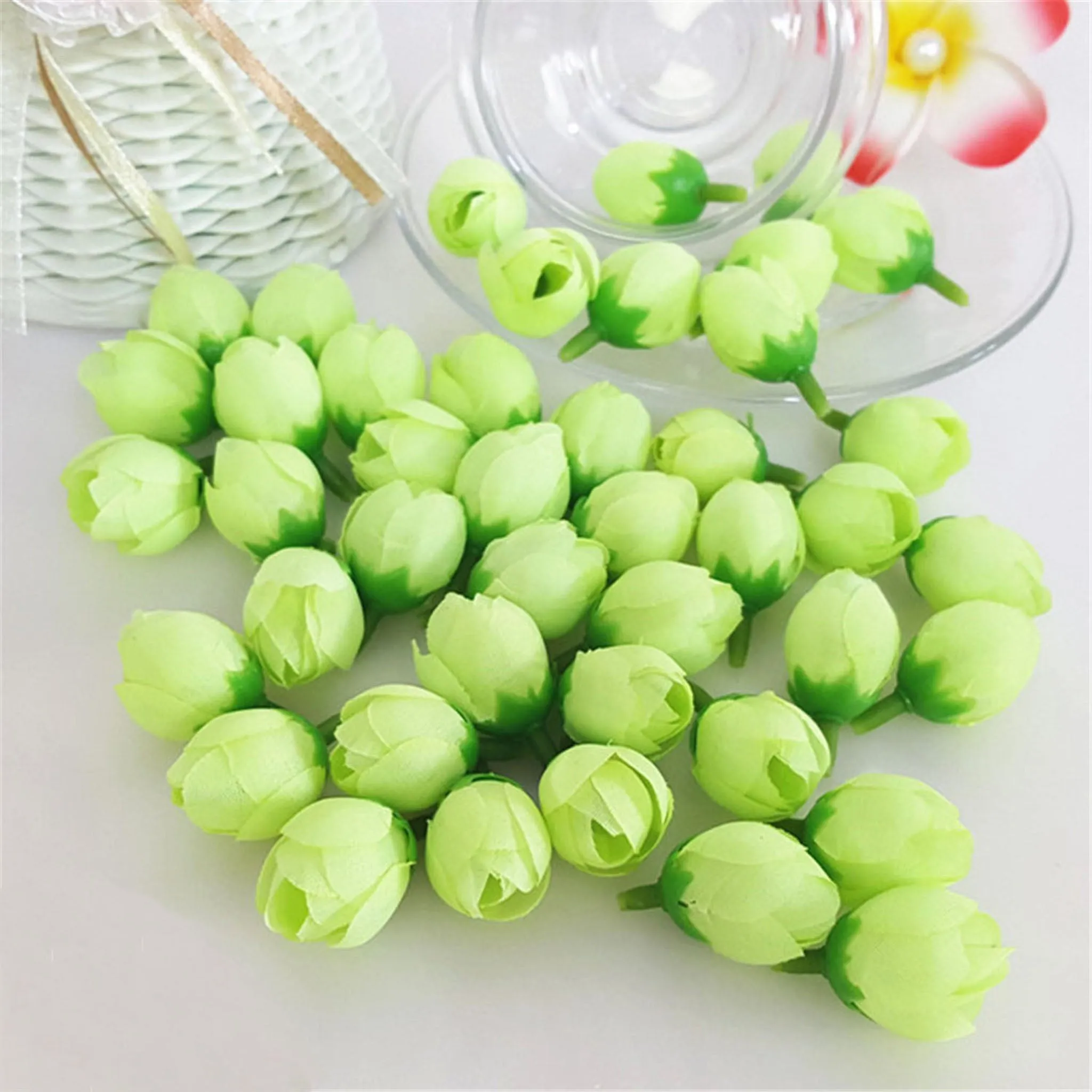 Bulk Mini Rose Buds Silk Flowers