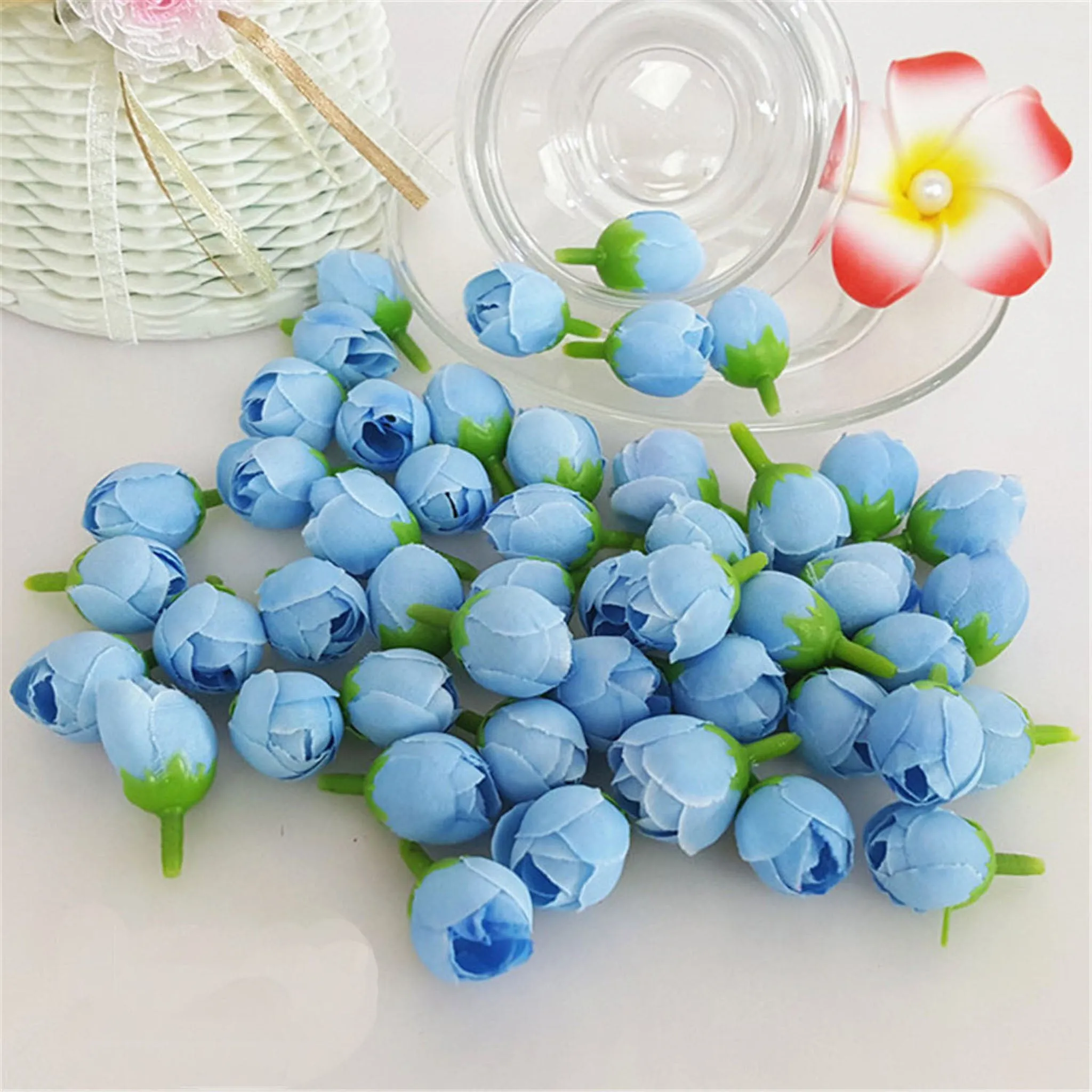 Bulk Mini Rose Buds Silk Flowers