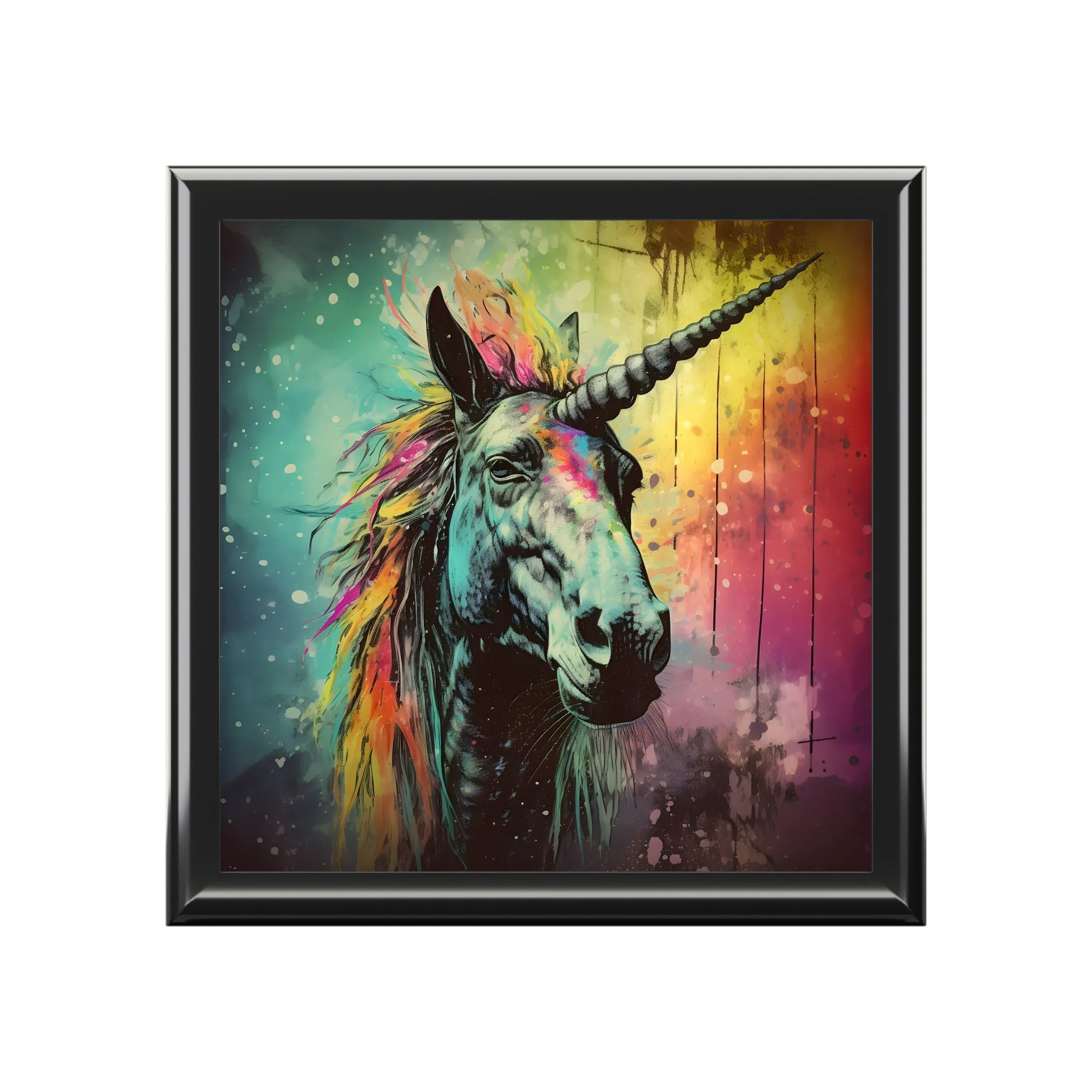 Copy of Japandi Unicorn and Baby Jewelry Box