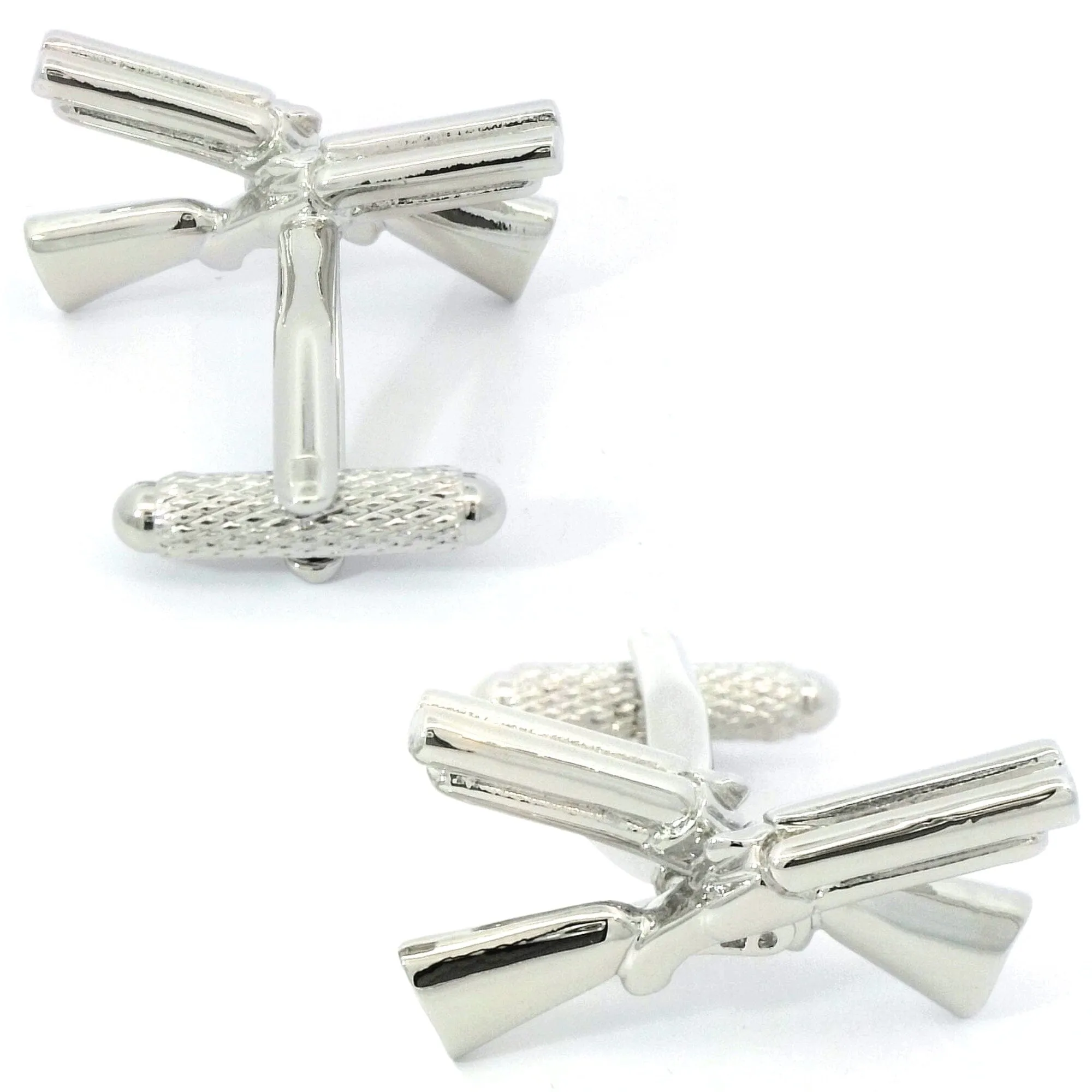 Crossed Shotgun Cufflinks