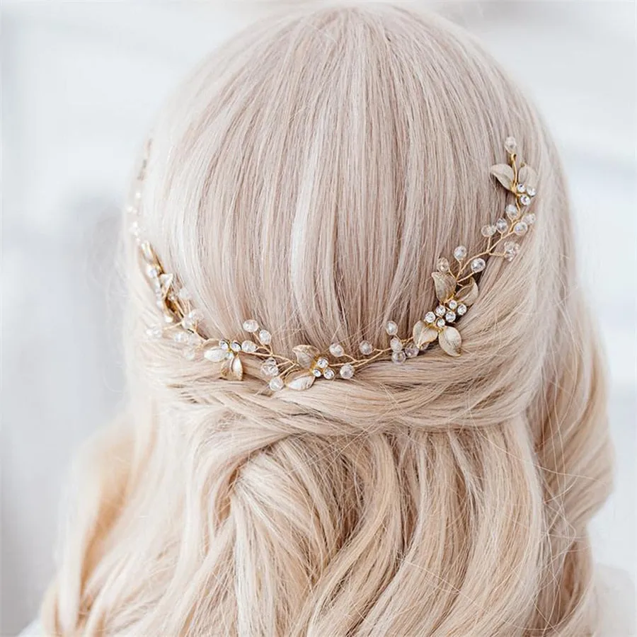 Crystal Pearl Bridal Hair Accessories Set