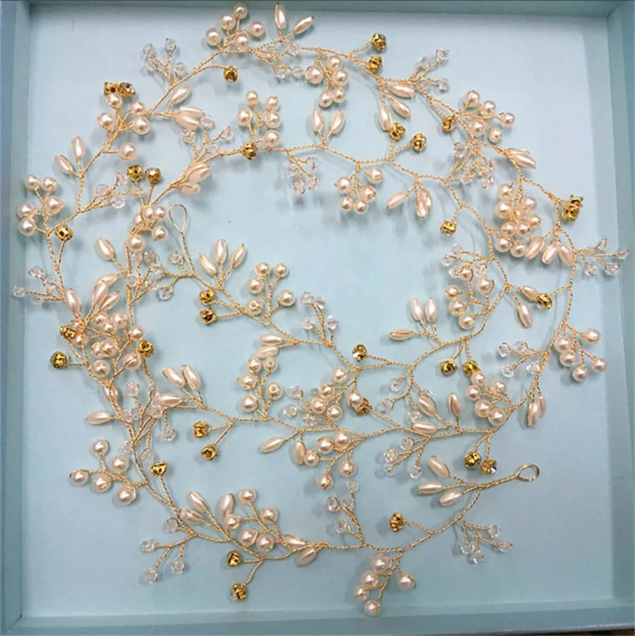 Crystal Pearl Bridal Hair Accessories Set