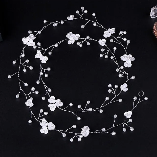 Crystal Pearl Bridal Hair Accessories Set