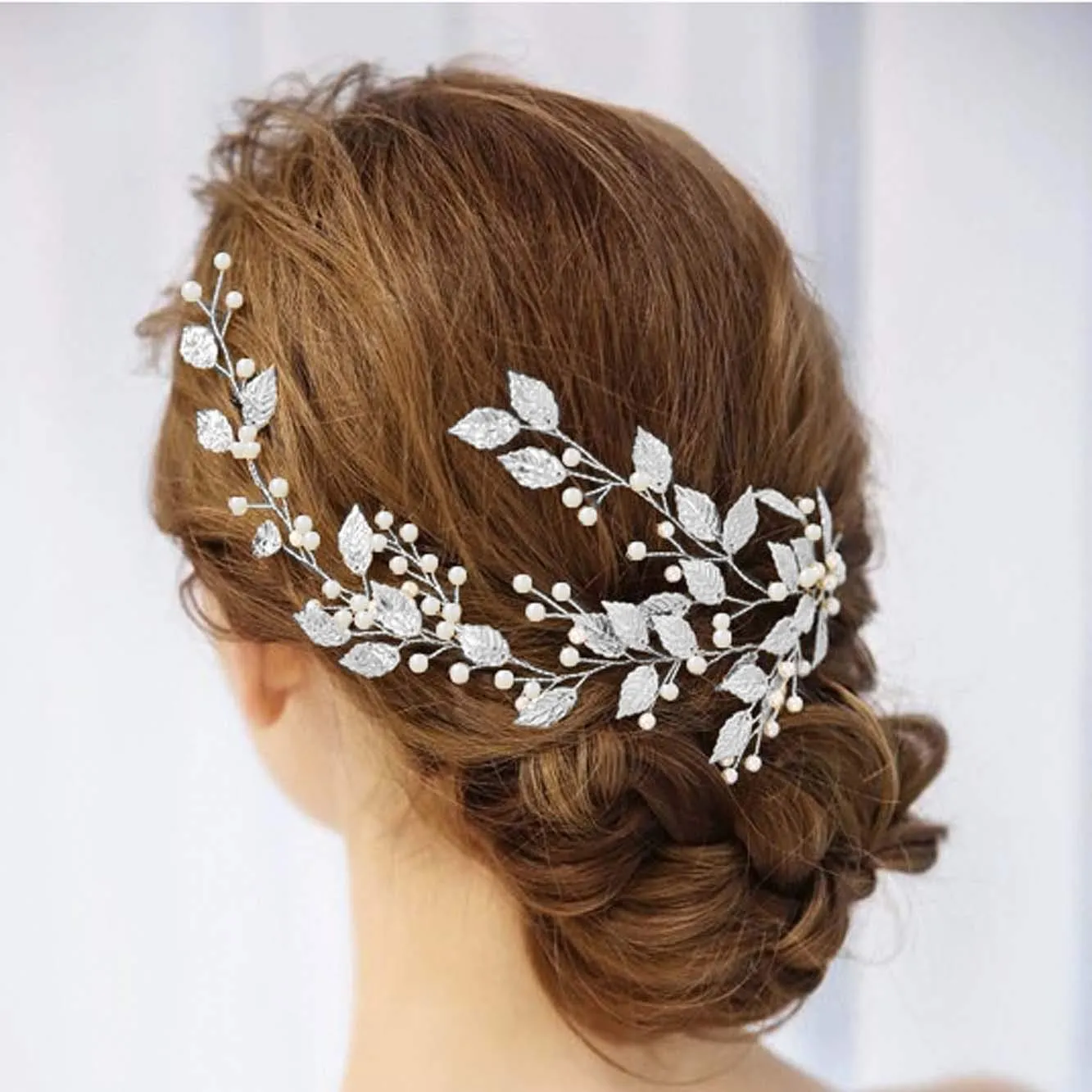 Crystal Pearl Bridal Hair Accessories Set