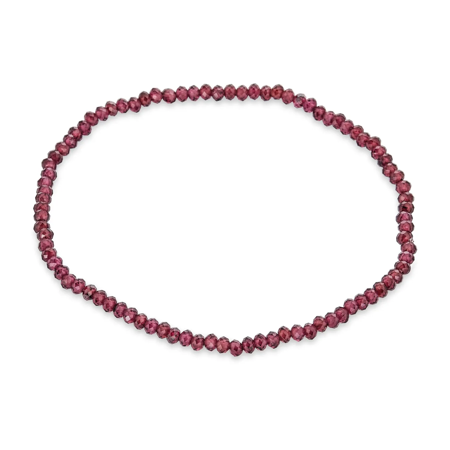Dainty Gemstone Multi-Strand Seed Bead Stretch Bracelet with Caviar Rondell Beads