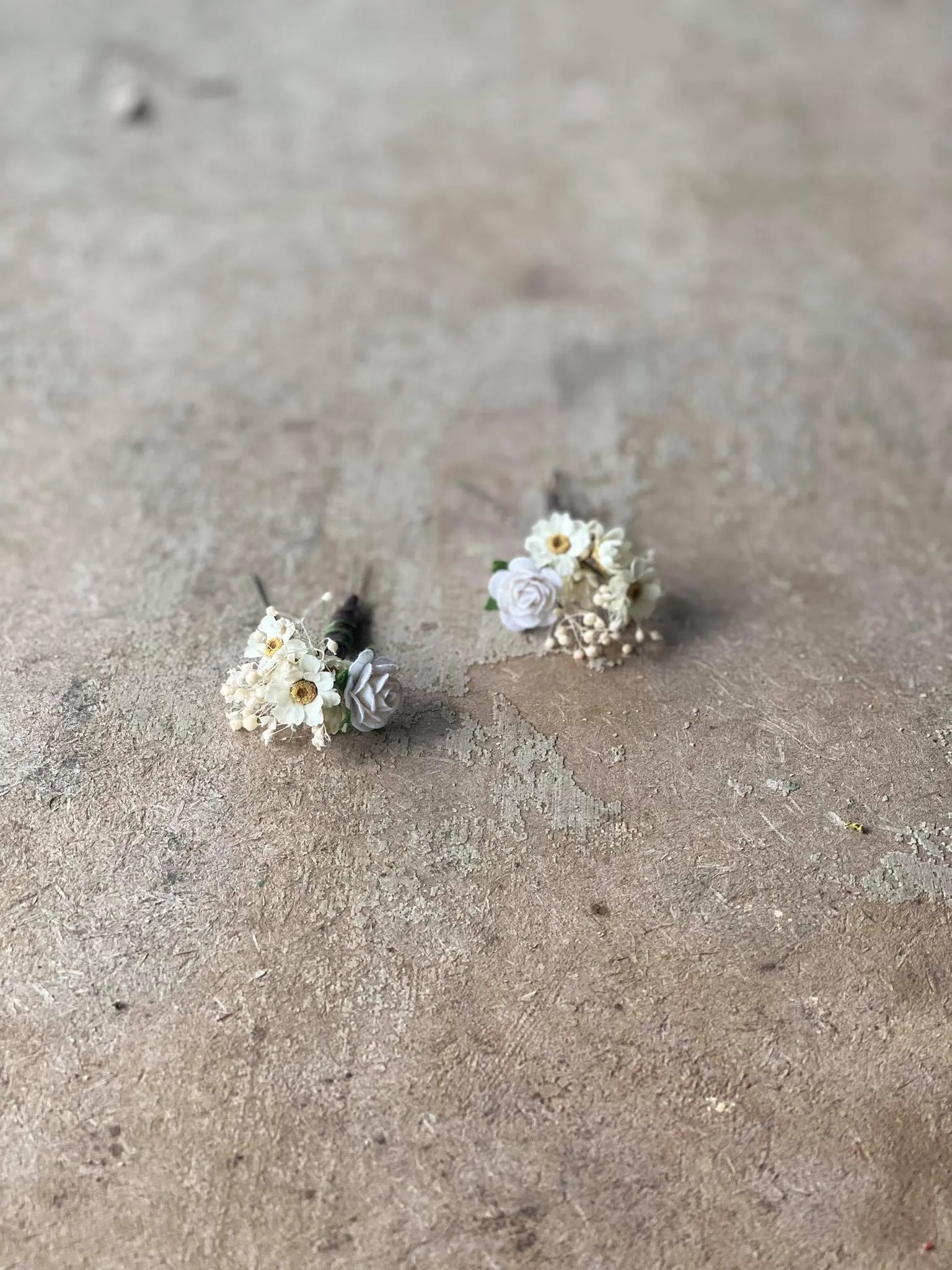 Dried flower hair set